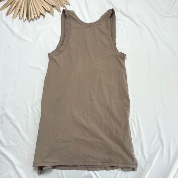Free People FP Movement Hot Shot Tunic Tank Beige Tan Neutral Dress Size Small - Picture 5 of 10